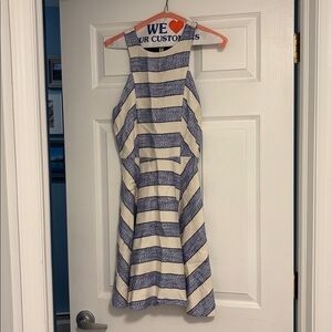 Design Lab Blue and White dress